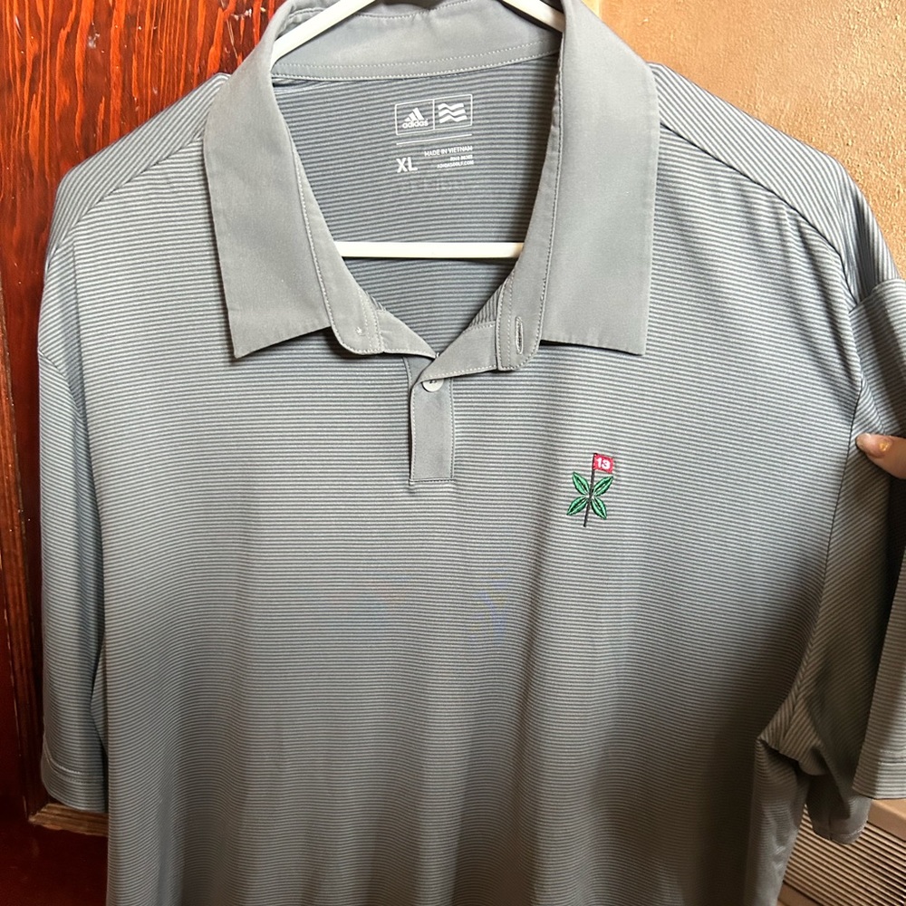 Adidas men golf shirt XL